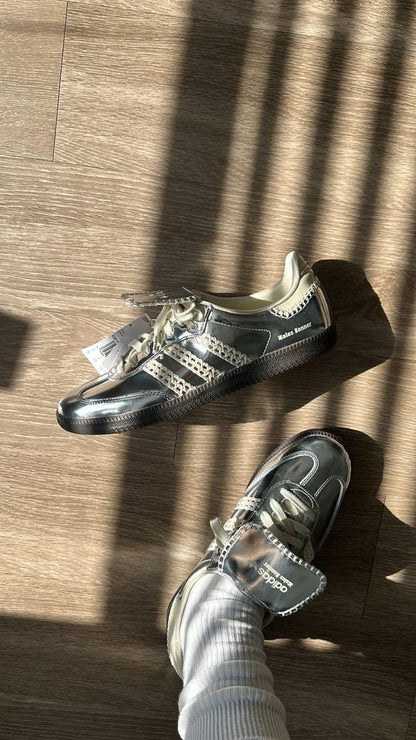 ADIDAS ORIGINALS  SAMBA X WALES BONER SILVER