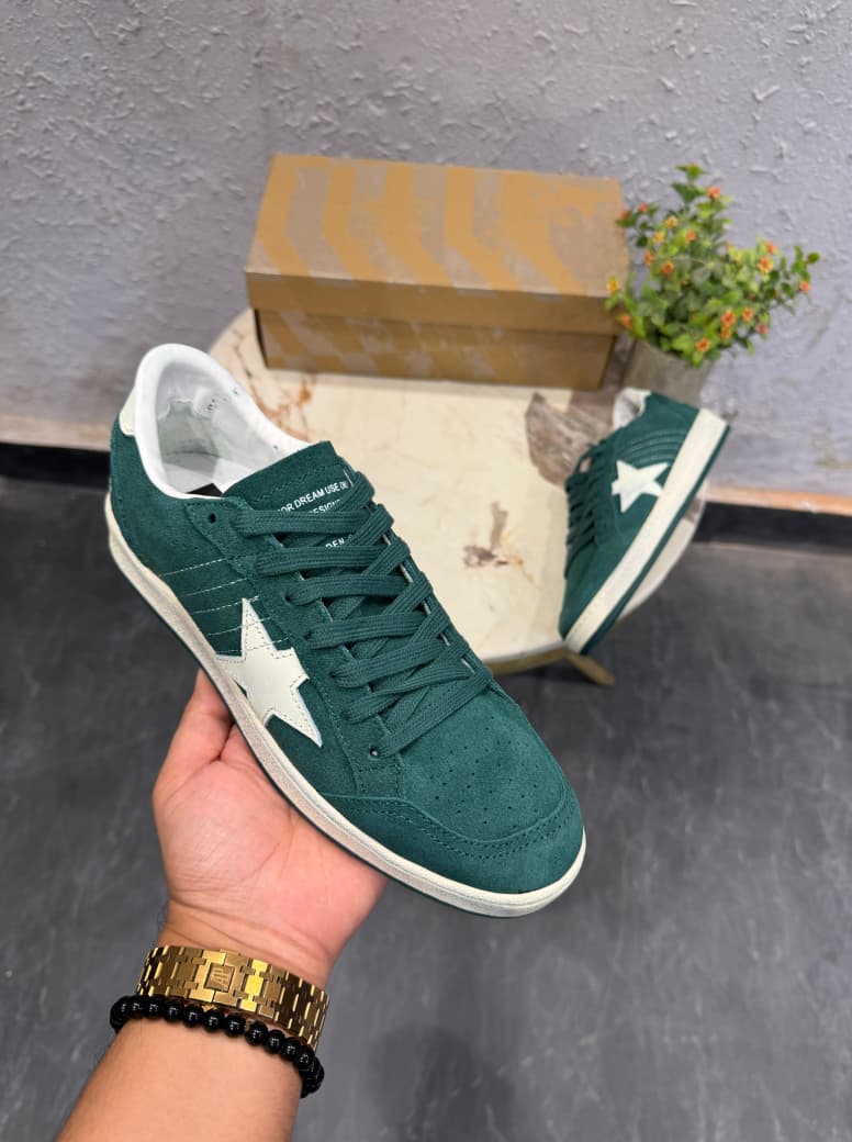 ADIDAS GOLDEN GOOSE BALL STAR GREEN SPEAKERS