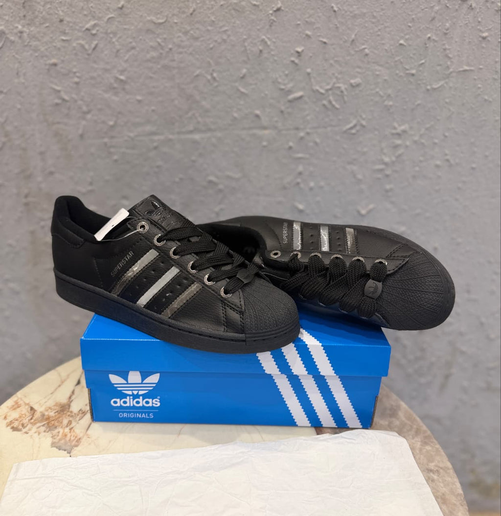 ADIDAS ORGINALS SUPERSTAR 2ND BLACK SILVER