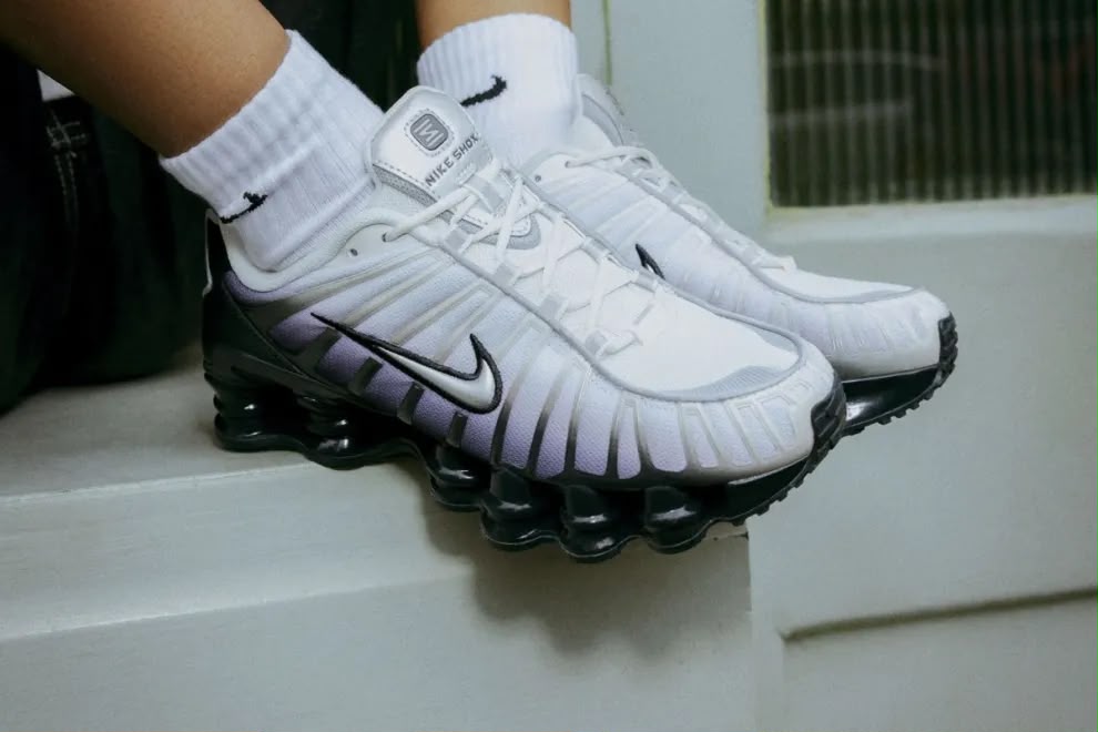 NIKE SHOX TL OFF NOIR METALLIC SILVER