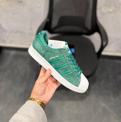 ADIDAS ORIGINALS SUPERSTAR  DARK GREEN