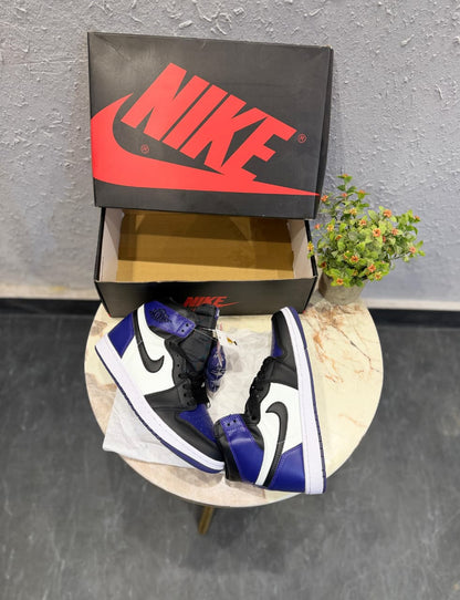 AIR JORDANS RETRO 1 MID PURPLE COURT