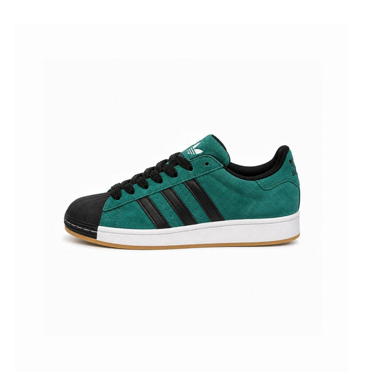 ADIDAS ORIGINALS SUPERSTAR  2ND GENERATION DARK GREEN