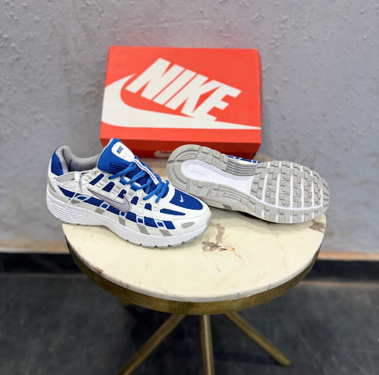 NIKE P6000 TRAINER METALLIC ROYAL BLUE
